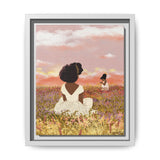 Afterglow Float Framed Matte Canvas Art