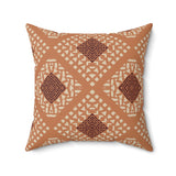 Egyptian Revival Heron Throw Pillow, Modern Diaspora Art Decor, Luxe Patterned Cushion for Elegant Living Rooms