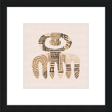 Cartouche Framed Art Print