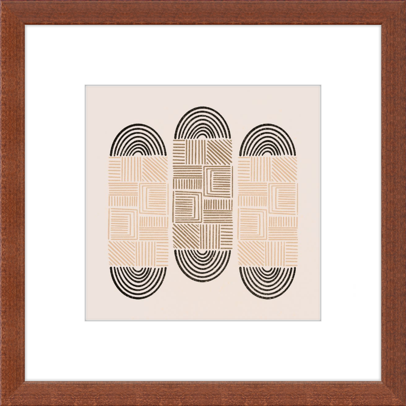 Cartouche Framed Art Print
