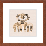 Cartouche Framed Art Print