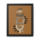 Zaria: Float Framed Matte Canvas Art