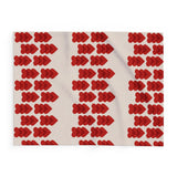 Hearts Aligned Arctic Fleece Blanket | Cozy Home Décor for Stylish Comfort