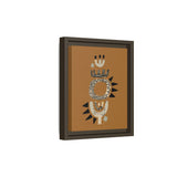 Zaria: Float Framed Matte Canvas Art