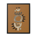 Zaria: Float Framed Matte Canvas Art
