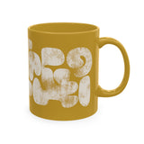 Copy of Copy of Afro Pick Ceramic Mug — Ivory Coffee Cup