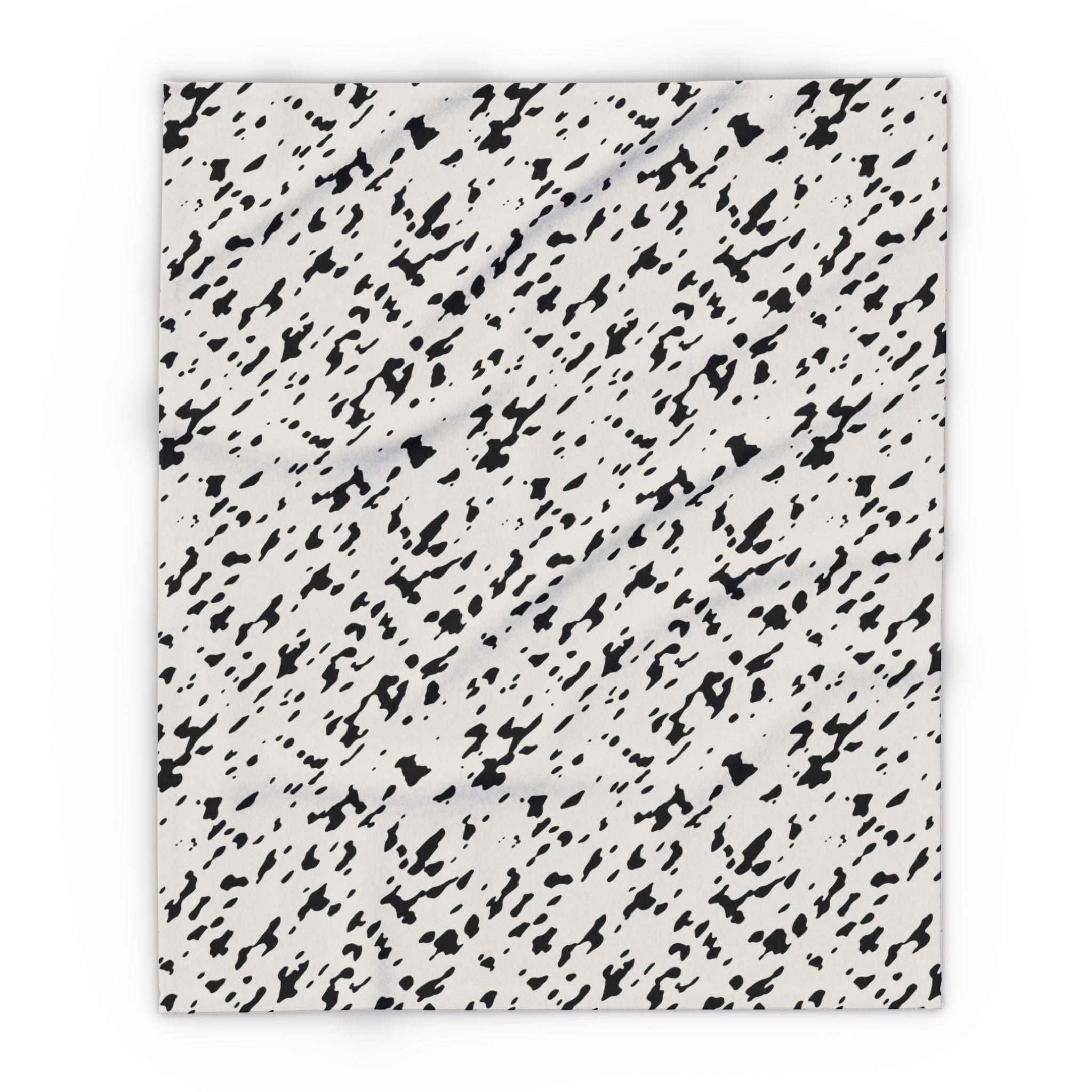 Modern Cow Print Arctic Fleece Blanket | Cozy Home Décor for Stylish Comfort