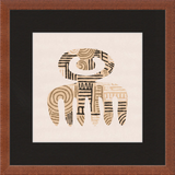 Cartouche Framed Art Print
