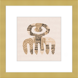Cartouche Framed Art Print