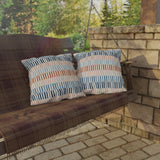 Striped Outdoor Pillows | Cozy Garden Decor | Boho Style Cushions | Patio Accessories | Nature Inspired Gift