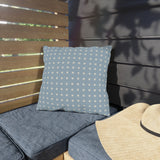 Square Dots Outdoor Pillows | Cozy Garden Decor | Boho Style Cushions | Patio Accessories | Nature Inspired Gift