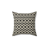 Modern Geometric Throw Pillow, Minimalist Mudcloth Inspired Cushion, Elevated Neutral Home Decor