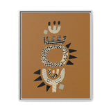 Zaria: Float Framed Matte Canvas Art