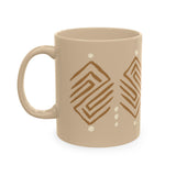 Copy of Copy of Afro Pick Ceramic Mug — Ivory Coffee Cup
