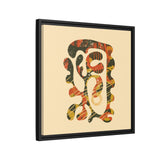 The Shape of Change Float Framed Matte Canvas Art