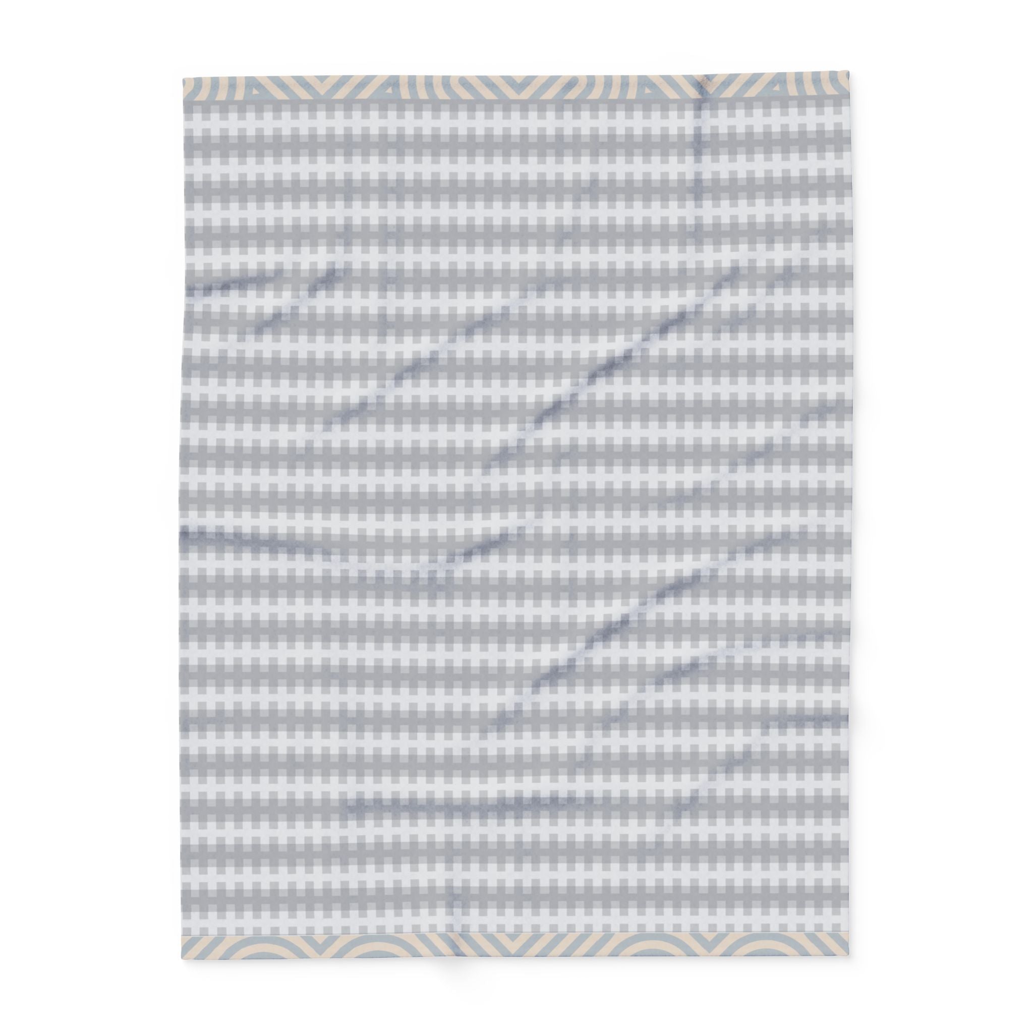 Cozy Modern Houndstooth Arctic Fleece Blanket | Cozy Home Décor for Stylish Comfort