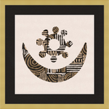 Cartouche Framed Art Print