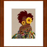 Limited Edition Framed Art Print Quilted Lady