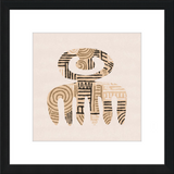 Cartouche Framed Art Print