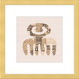Cartouche Framed Art Print