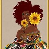 Limited Edition Framed Art Print Quilted Lady