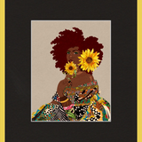 The Quilted Lady Framed Art Print