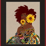 Limited Edition Framed Art Print Quilted Lady