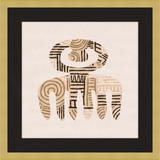 Cartouche Framed Art Print