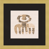 Cartouche Framed Art Print