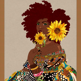 The Quilted Lady Framed Art Print