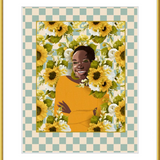When Flower Bloom in the Sun Framed Art Print