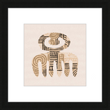 Cartouche Framed Art Print