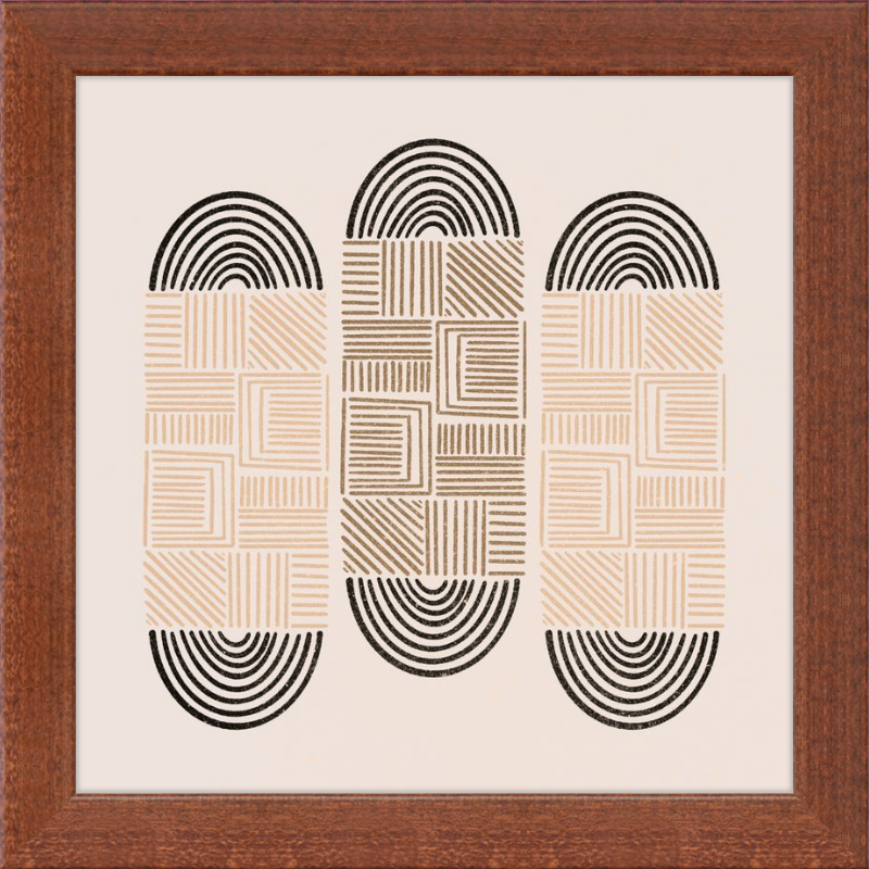 Cartouche Framed Art Print