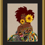 Limited Edition Framed Art Print Quilted Lady