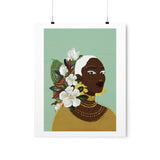 Golden Magnolia Premium Matte Art Print