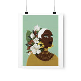 Golden Magnolia Premium Matte Art Print