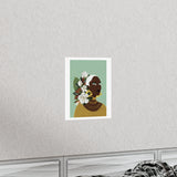 Golden Magnolia Premium Matte Art Print