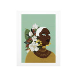Golden Magnolia Premium Matte Art Print