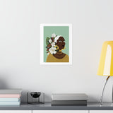 Golden Magnolia Premium Matte Art Print