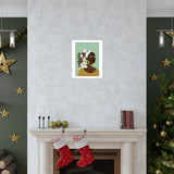 Golden Magnolia Premium Matte Art Print