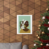 Golden Magnolia Premium Matte Art Print